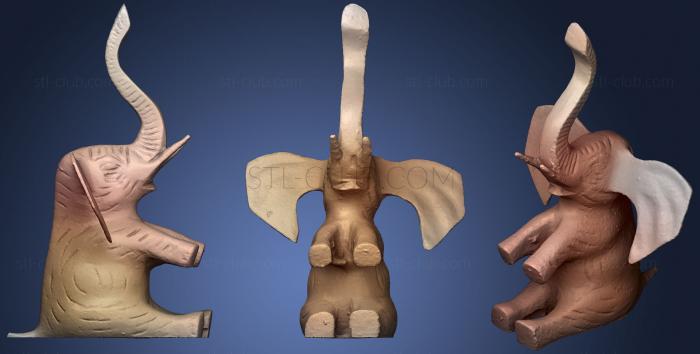 3D model b elephant 2 (STL)